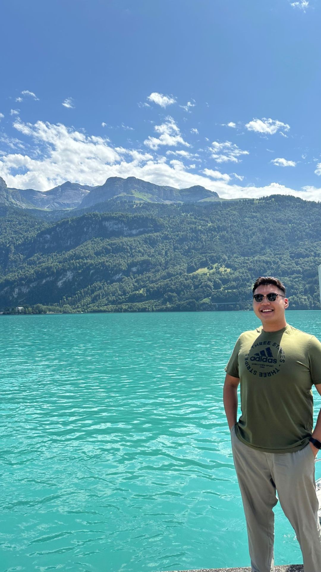 A picture of Andre in Switzerland